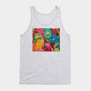 Funny monsters Tank Top